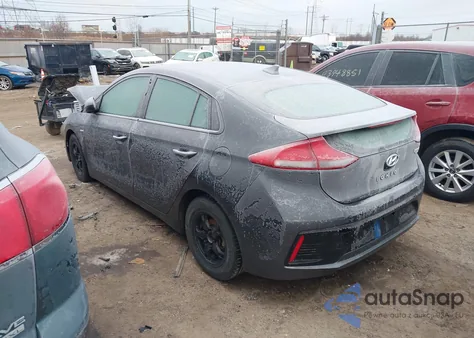 2018 Hyundai Ioniq Hybrid Blue from USA, damaged, VIN KMHC65LC4JU074493
